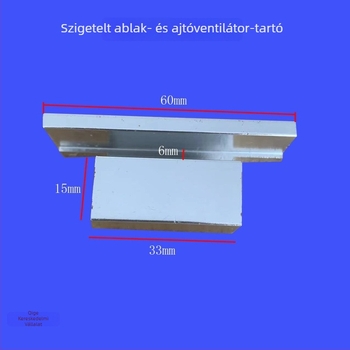 Alumínium ötvözet – belső és külső telepítési helymeghatározó ablaknyílásához, tartókeret és gyors eszköz termoszigetelt ablakokhoz
