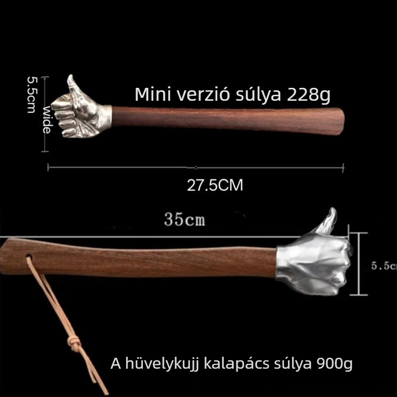 Többcélú önvédelmi kalapács magas széntartalmú rozsdamentes acélból, kültéri kempingezéshez