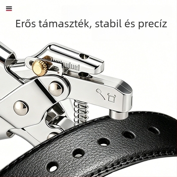 165 mm krómozott lyukasztófogó – többfunkciós eszköz fém díszítőelemhez