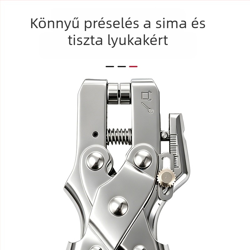 165 mm krómozott lyukasztófogó – többfunkciós eszköz fém díszítőelemhez