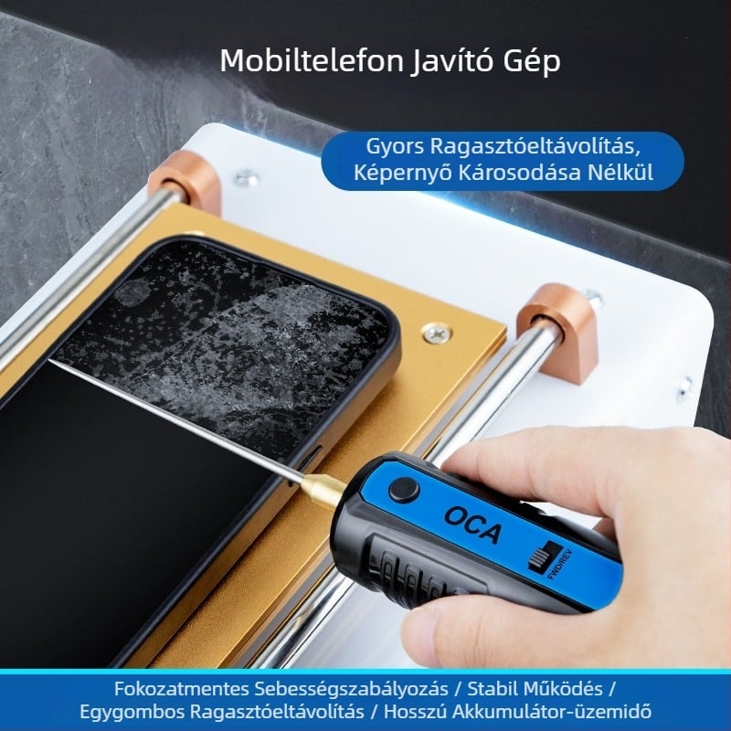YGtools Elektromos ragasztóeltávolító készülék mobiltelefonok és táblagépek javításához