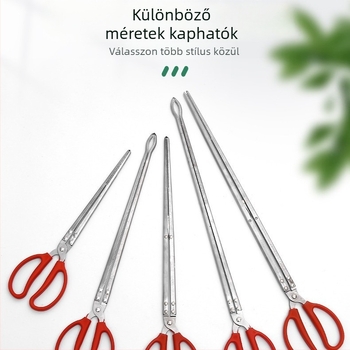 Hosszított tengeri horgászklippek – rozsdamentes acél, csúszásgátló felület