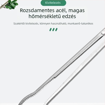 Hosszított tengeri horgászklippek – rozsdamentes acél, csúszásgátló felület