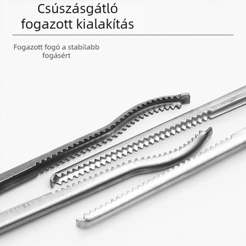 Hosszított tengeri horgászklippek – rozsdamentes acél, csúszásgátló felület