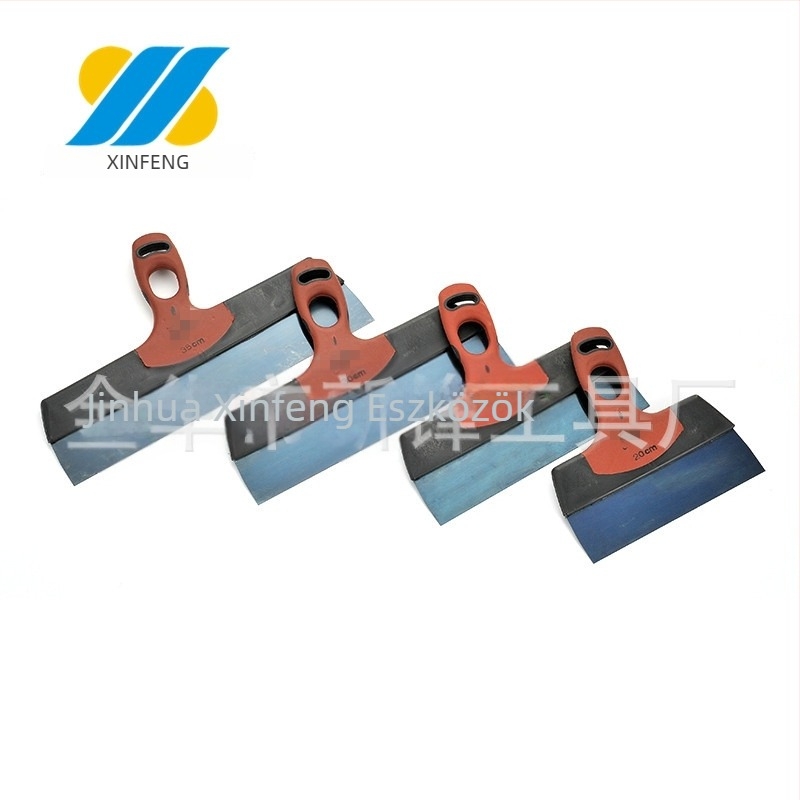New Front rozsdamentes kit kés műanyag fogantyúval – glett spatula, 200/250/300/350 mm