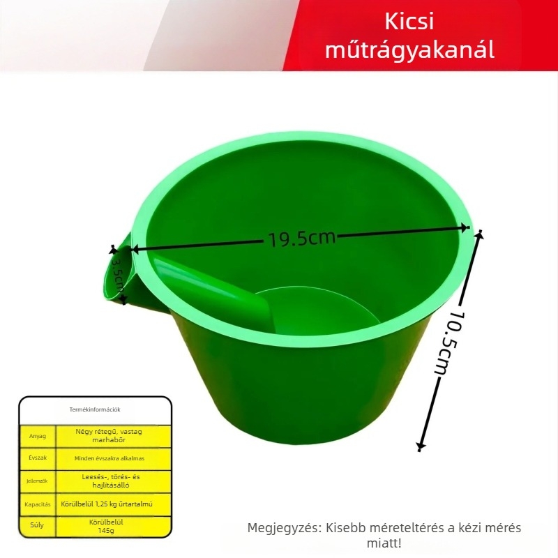 Új modell mezőgazdasági trágyas kanál, sűrített vízmerőkanál öntözéshez, műanyag öntöző eszköz virágokhoz és trágyázáshoz, sokoldalú