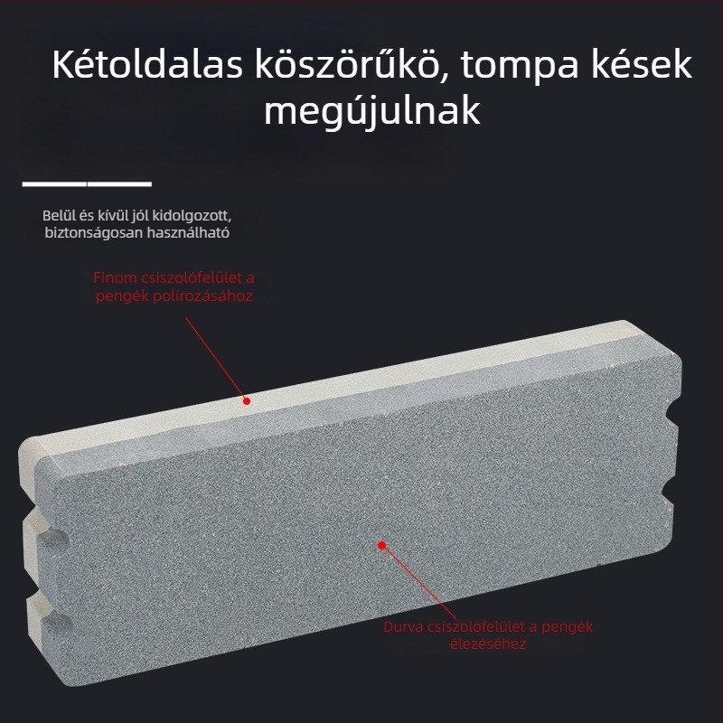 Savage Head olajos élező kő, háztartási konyhai késekhez, prémium minőség