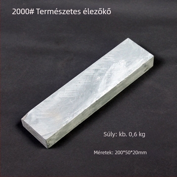 2000-es szemcsés természetes rózsaszín élező kő, finom olajos kő, sima talppal rendelkező élező blokk