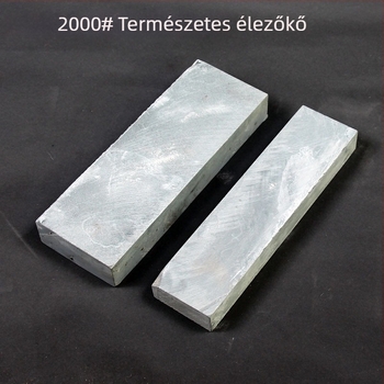 2000-es szemcsés természetes rózsaszín élező kő, finom olajos kő, sima talppal rendelkező élező blokk