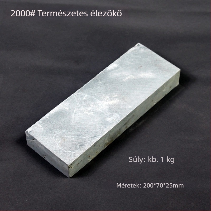 2000-es szemcsés természetes rózsaszín élező kő, finom olajos kő, sima talppal rendelkező élező blokk