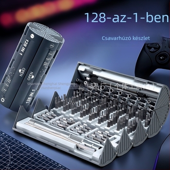 128-in-1-es csavarhúzó készlet otthoni használatra, telefonok és számítógépek szétszereléséhez és javításához