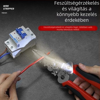 Fengxiang Többcélú huzal szigetelés eltávolító és vágó–krimpelő fogó