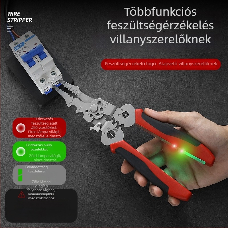 Fengxiang Többcélú huzal szigetelés eltávolító és vágó–krimpelő fogó