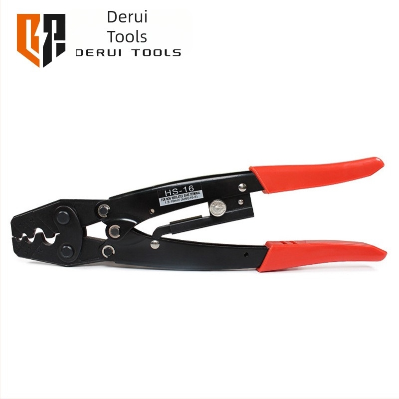 Derui Tools HS-16 OT UT Üres terminálok crimpelőfogója, japán ratchet mechanizmus