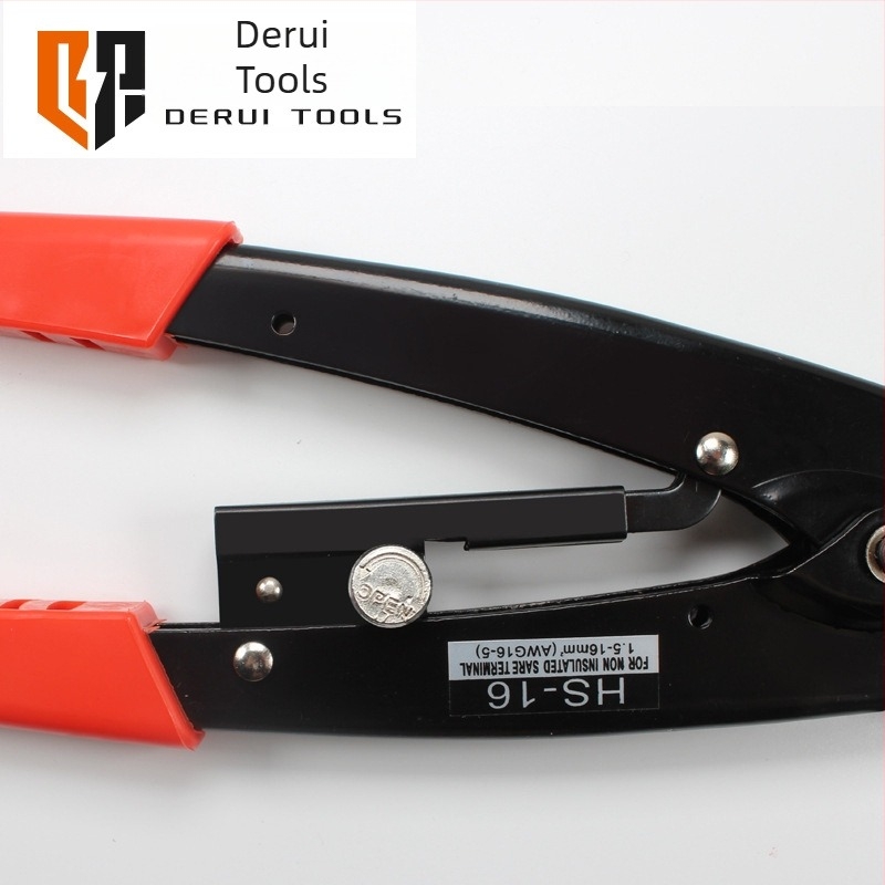 Derui Tools HS-16 OT UT Üres terminálok crimpelőfogója, japán ratchet mechanizmus