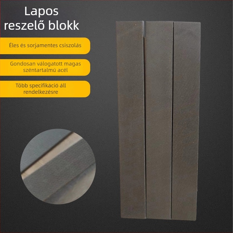 Boao Lapos reszelő blokk, különböző méretek, magas hőmérsékletű hűtési folyamat, durva/közepes/finom szemcsezet