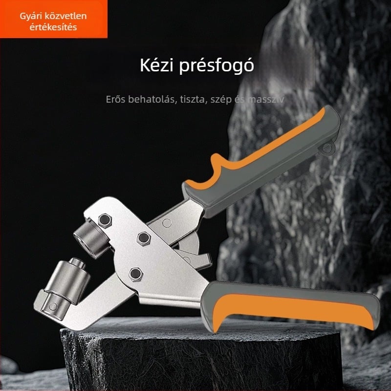 Többfunkciós lyukasztó fogó övekhez, bőrhöz, papírhoz és fémhez