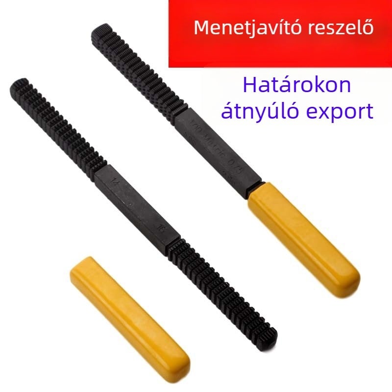 Külső menet helyreállító reszelő autójavításhoz, acél, 215 mm