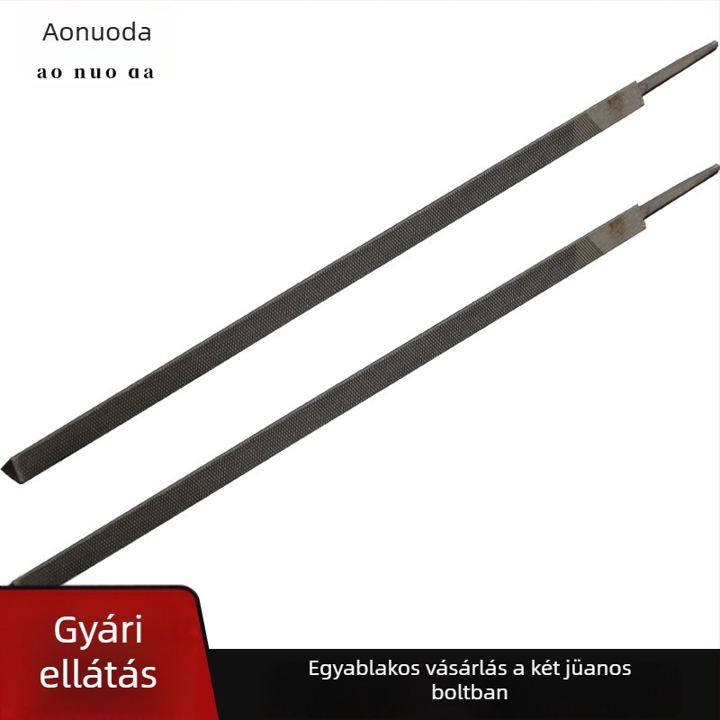 Fém reszelők: háromszög és sík reszelő, fogó nélküli, hossza 28,5 cm