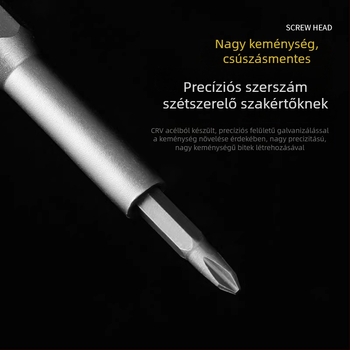 Csavarhúzó készlet professzionális szétszereléshez és precíziós javításhoz mobiltelefonokra és laptopokra