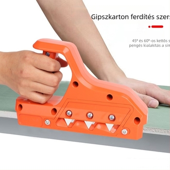 Gipszkarton élformázó eszköz, famegmunkálás sarokmaró, 45°/60°-os élkiegyenesítő, többfunkciós élzáró eszköz