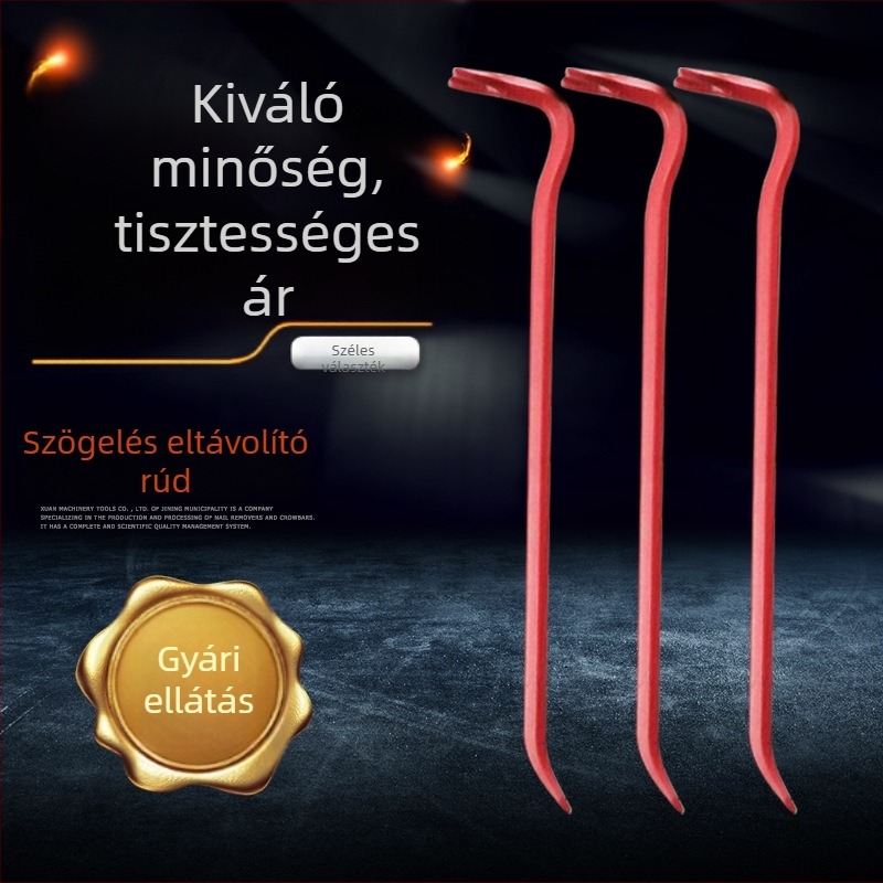 Hexagonális nyélű szegező- és kihúzó szerszám, szénacélból, korrózióálló, robbanásbiztos, repedésálló