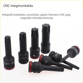 1/2 hüvelykes pneumatikus integrált csatlakozó bit, 12,5 mm, Torx T25-T90