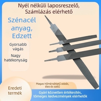 Síkreszelők készlet: sík, kör, háromszög, félkörös, faipari és deburráló