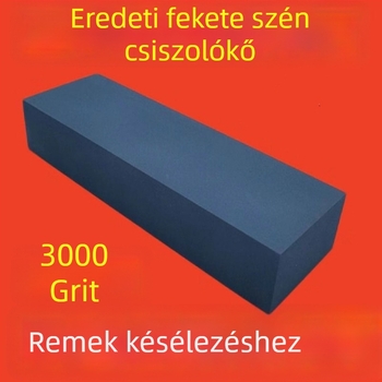 Gyémántos, kétoldalas köszörűkő konyhai késekhez – durva és finom szemcsék