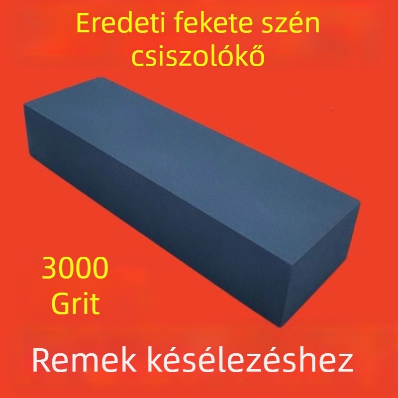 Gyémántos, kétoldalas köszörűkő konyhai késekhez – durva és finom szemcsék