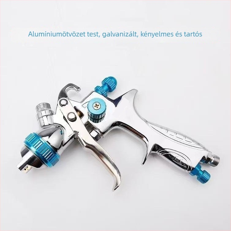 H887 pneumatikus spraypisztoly autókhoz, bútorokhoz és gépekhez — 15 lyukú, nagy atomizációjú alapozó- és felületfestéshez