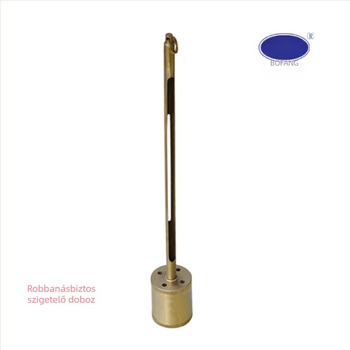 Robbanásbiztos, szigetelt rézből készült hőmérséklet-mérő doboz olajtankautókhoz, 70 ml, 120 ml, 200 ml.