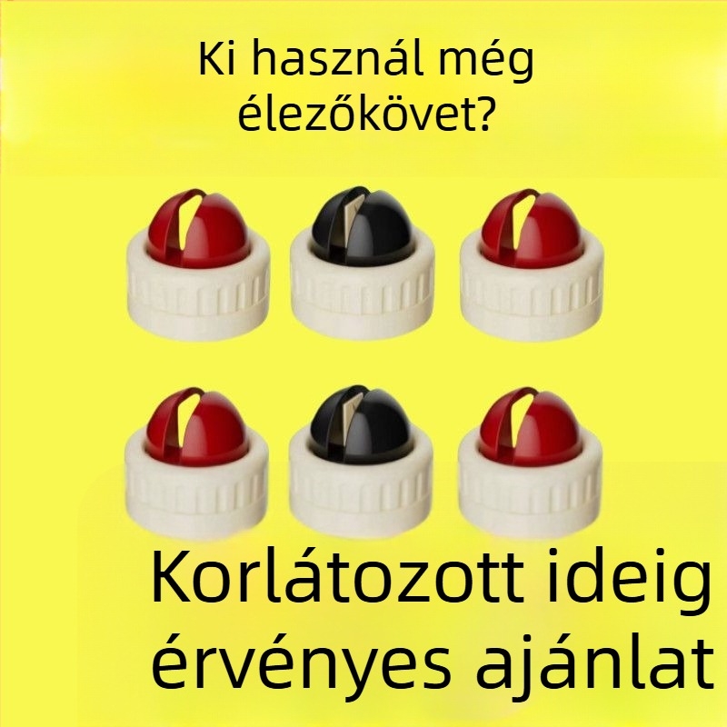 Rögzített szívófejes élező eszköz konyhai késekhez és ollókhoz, gyémánt élező kő
