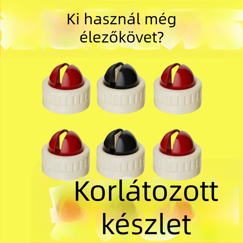 Rögzített szívófejes élező eszköz konyhai késekhez és ollókhoz, gyémánt élező kő