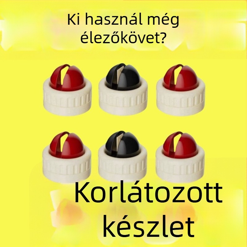 Rögzített szívófejes élező eszköz konyhai késekhez és ollókhoz, gyémánt élező kő