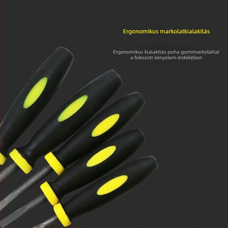 6 darabos fafreszelő készlet faragáshoz – finom fogú mini reszelők és sík reszelők