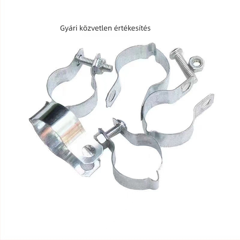 Galvanizált földelő csipesz JDG/KBG/SC vezetékekhez, csővezeték földeléshez
