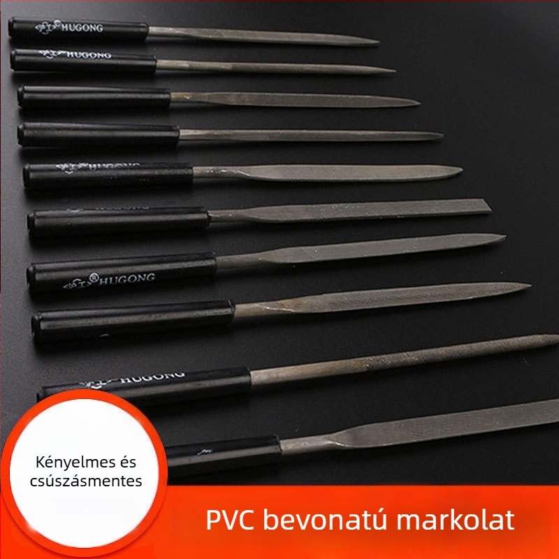 Faipari síkreszelő készlet Mitsubishi reszelővel, három körreszelő és gyémántos reszelő.