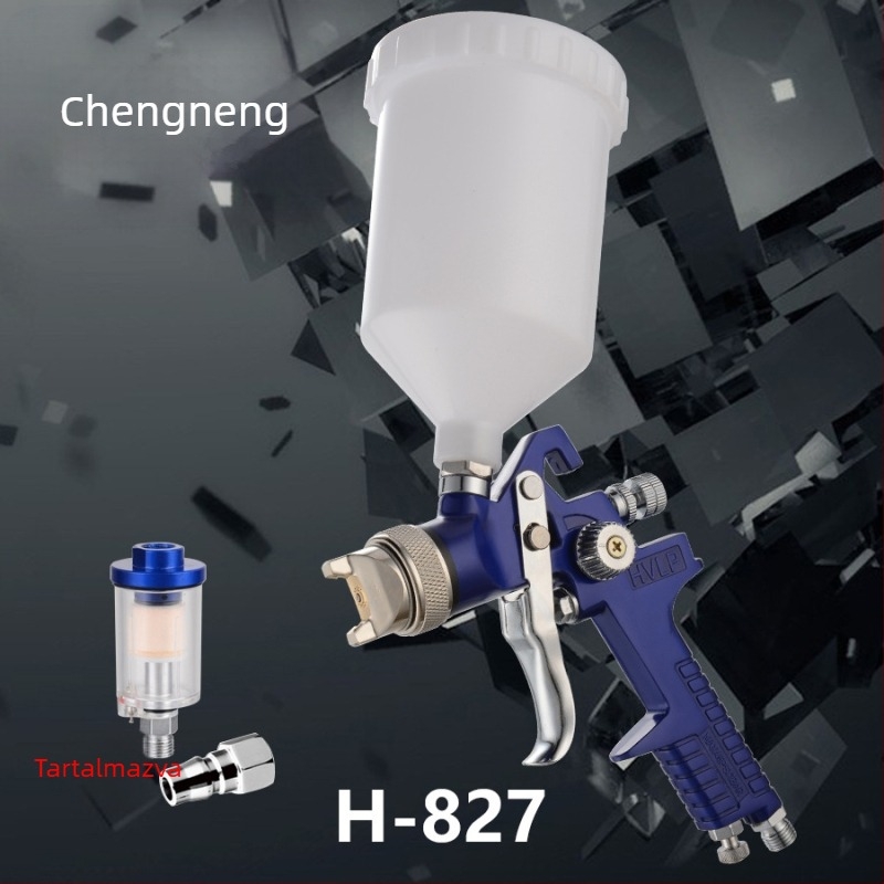 Chengneng H2000 kis átmérőjű spray pisztoly bőr színezésére és javítására, H827 autóbevonat, lemez- és bútorfelületek permetezése