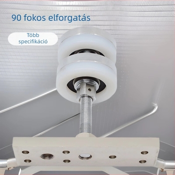 Összecsukható ajtók görgői, 360°-os forgás, csúszóajtókhoz, univerzális függő görgők, ajtó kiegészítők alumíniumötvözetből