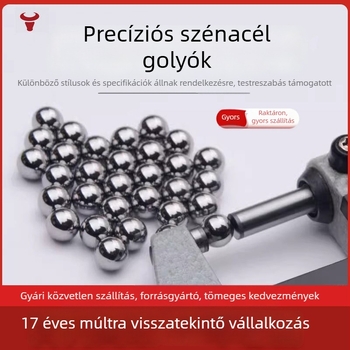 Kopásálló szénacél golyók csapágyakhoz, átmérők: 2.0, 2.3, 2.381, 5.5, 6.35 mm