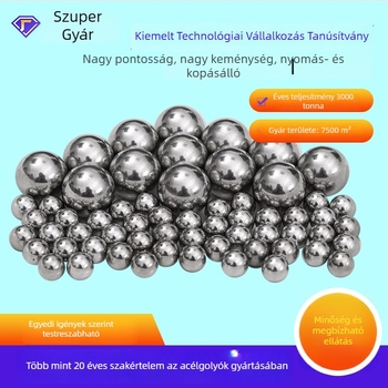 Szénacél golyók, tömör precíziós golyók csapágyakhoz, méretek 3 mm és 25,4 mm
