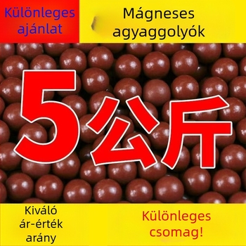 Színes mágneses acélgolyók katapult használatra, nehezített, 8–10 mm
