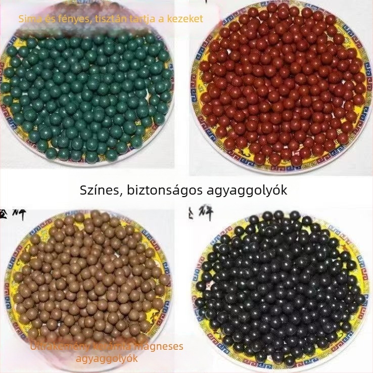 Színes mágneses acélgolyók katapult használatra, nehezített, 8–10 mm