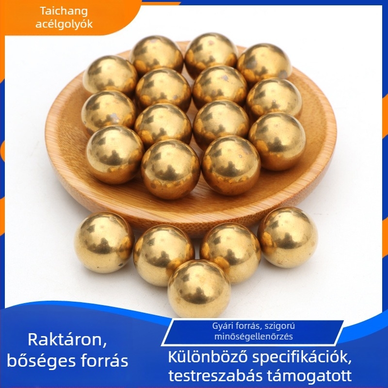 Tiszta rézből készült golyók, Ø2.0345 mm, magas precízió, H62 rézgolyók, polírozott felület