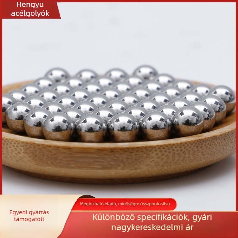 Szénacél golyók, polírozott felülettel, 3–25,4 mm átmérő, kiváló precizitású, kopásálló, kontrabalanszokhoz és mechanikus alkatrészekhez