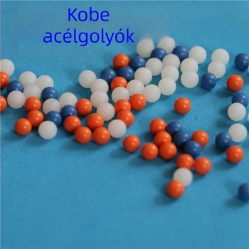 POM anyagú szilárd golyók sín- és csapágyalkalmazásokhoz, 5.556 mm és 11.1125 mm