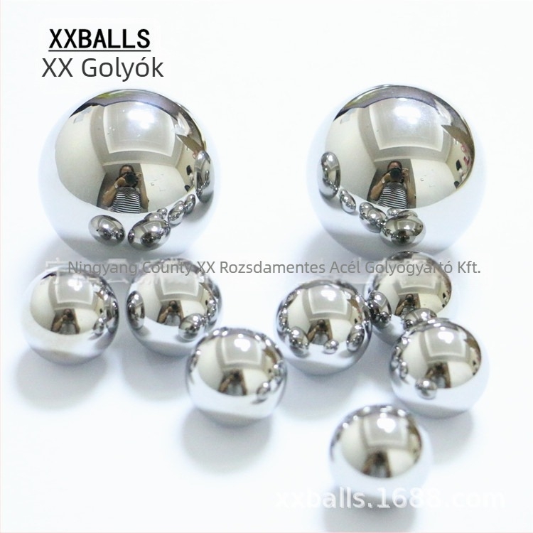 420 rozsdamentes acélgolyók csapágyakhoz, átmérő 10 mm és 10,318 mm