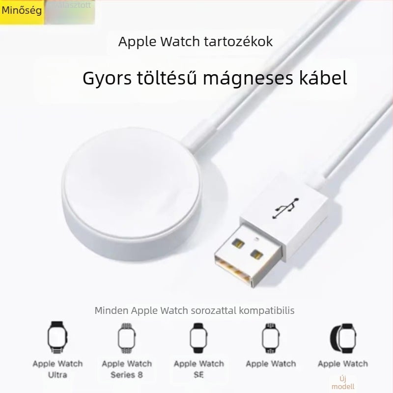 iWatch vezeték nélküli mágneses töltő — asztali, kompakt, hordozható, gyorstöltés (5W)