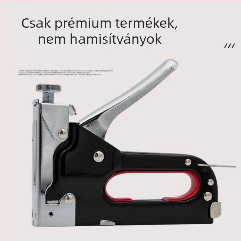 Nagy teherbírású, multifunkcionális szegezőpisztoly négy üzemmóddal, kézi, félautomata faipari eszköz
